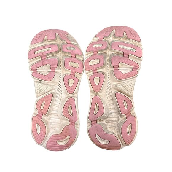 Hoka One One Gaviota 5 Women's Running SIZE 8B PINK & GRAY Shoes Stability Used! - Picture 3 of 16